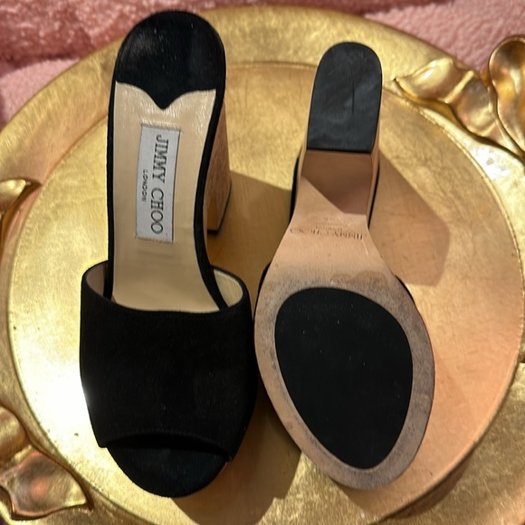 NEW Jimmy Choo suede platforms - Picture 3 of 7